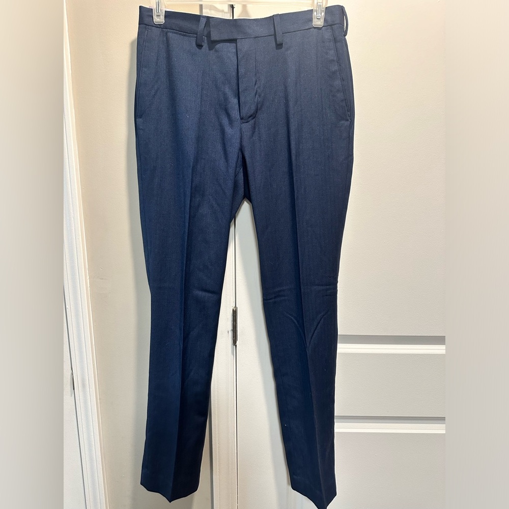 Louis Raphael Slim‎ Fit Mini Herringbone Dresspants 32Wx32L